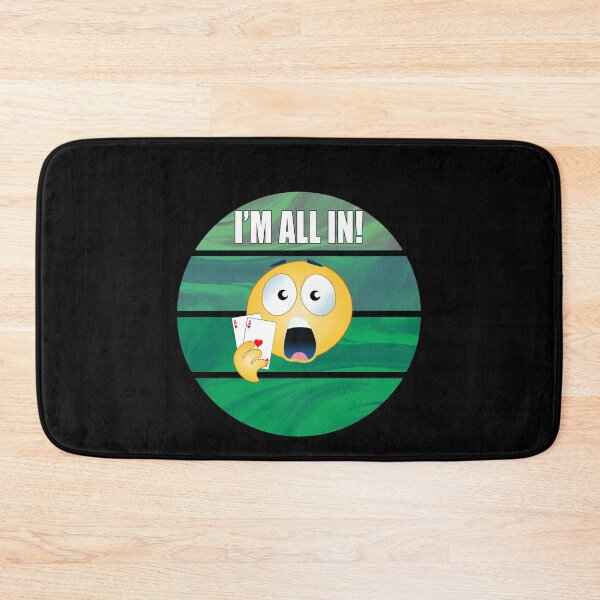 Item preview, I'm all in! - funny poker design designed and sold by CarrieTDesigns.