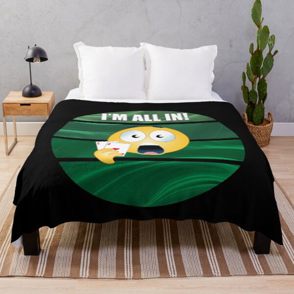Item preview, I'm all in! - funny poker design designed and sold by CarrieTDesigns.