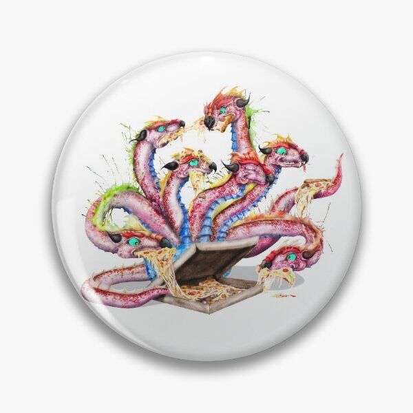 Item preview, Pizza Mythology | R Cartoon Hydra  designed and sold by Snootrac.