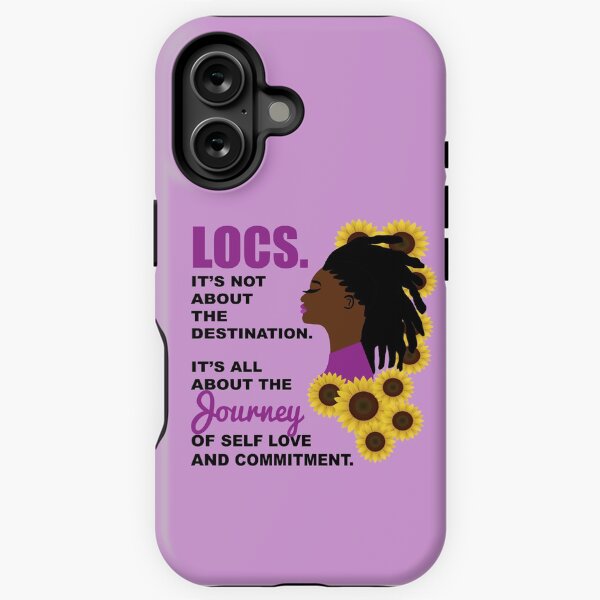 Item preview, Locs Journey of Self Love Quote designed and sold by blackartmatters.