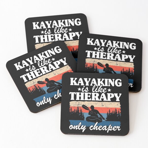 Item preview, Kayaking Is Like Therapy Funny Kayak Paddling Gift designed and sold by Stronzi.