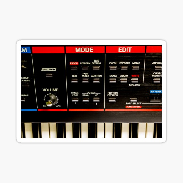 Roland Keyboard Sticker