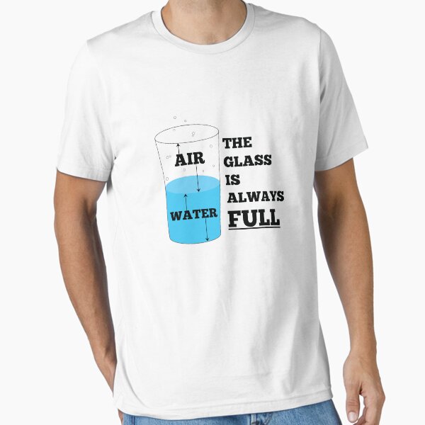 Item preview, The glass is always full. designed and sold by OffensiveFun.