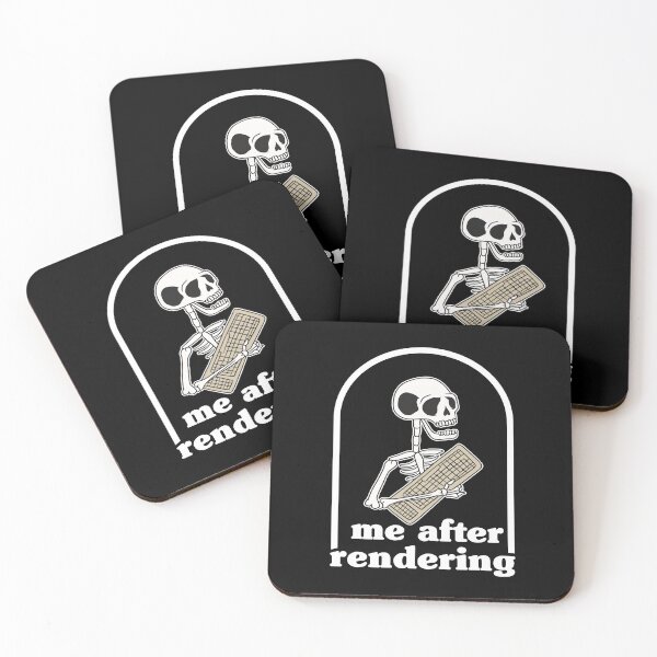 Item preview, Me After Rendering Skeleton Funny Filmmaker Gift Video Editor designed and sold by Stronzi.
