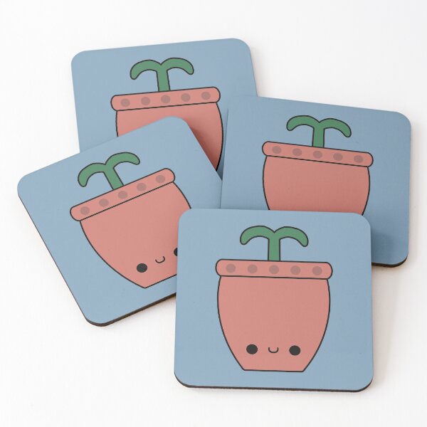 Item preview, Cute Sprout In Pot - Kawaii Sprout In Pot designed and sold by KawaiiByDice.
