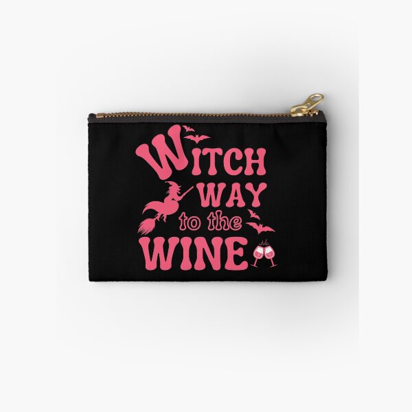 Item preview, Witch way to the wine. Halloween fun, drinking wine party design. designed and sold by MihaiER.