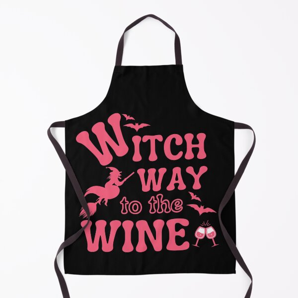 Item preview, Witch way to the wine. Halloween fun, drinking wine party design. designed and sold by MihaiER.
