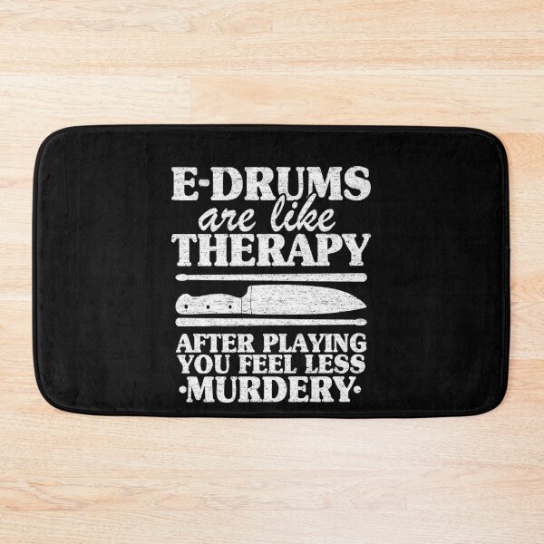 Artikelvorschau, E-Drums Therapie Spruch Lustig Elektro Schlagzeug entworfen und verkauft von Stronzi.