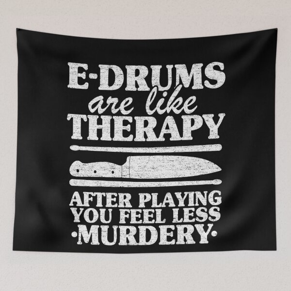 Item preview, E-Drums Are Like Therapy Quote Electronic Drums Gift Vintage designed and sold by Stronzi.
