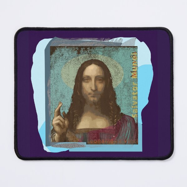 Item preview, Leonardo Da Vinci's Salvator Mundi (Pop Art by ACCI) Portrait designed and sold by VanyssaGraphics.