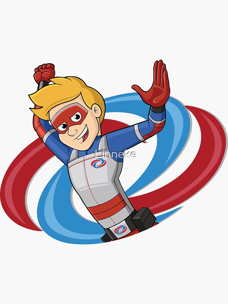 "Kid Danger Adventurous Logo" Sticker for Sale by Linneke Redbubble
