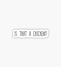 Pegatina ¿Eso es un pollo? Texto de Kylie Jenner