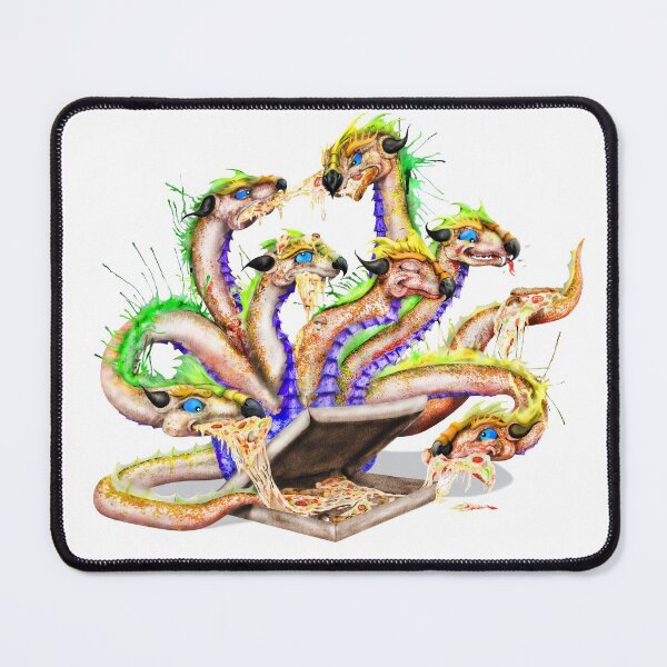 Item preview, Pizza Mythology | Y Cartoon Hydra  designed and sold by Snootrac.