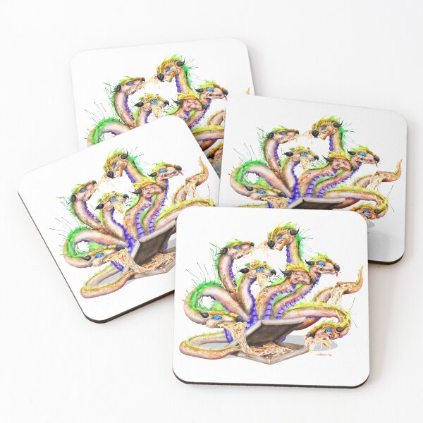 Item preview, Pizza Mythology | Y Cartoon Hydra  designed and sold by Snootrac.