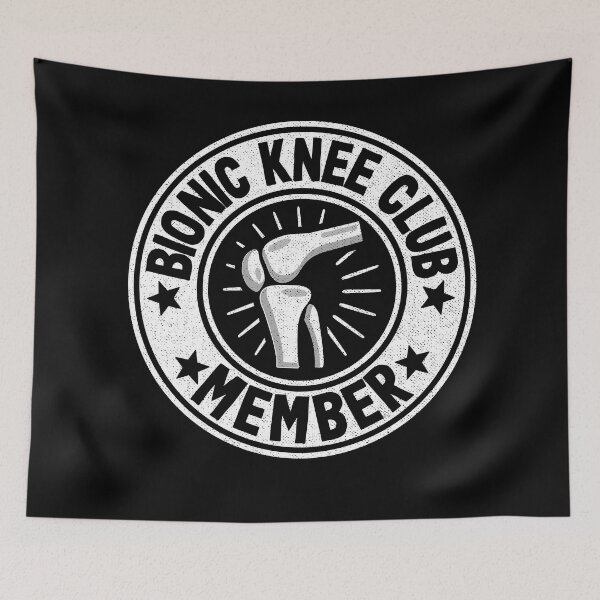 Item preview, Knee Replacement Surgery Bionic Knee Club Member Logo Funny designed and sold by Stronzi.