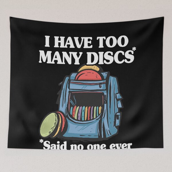 Item preview, Disc Golf I Have Too Many Discs Disc Golf Backpack Funny designed and sold by Stronzi.