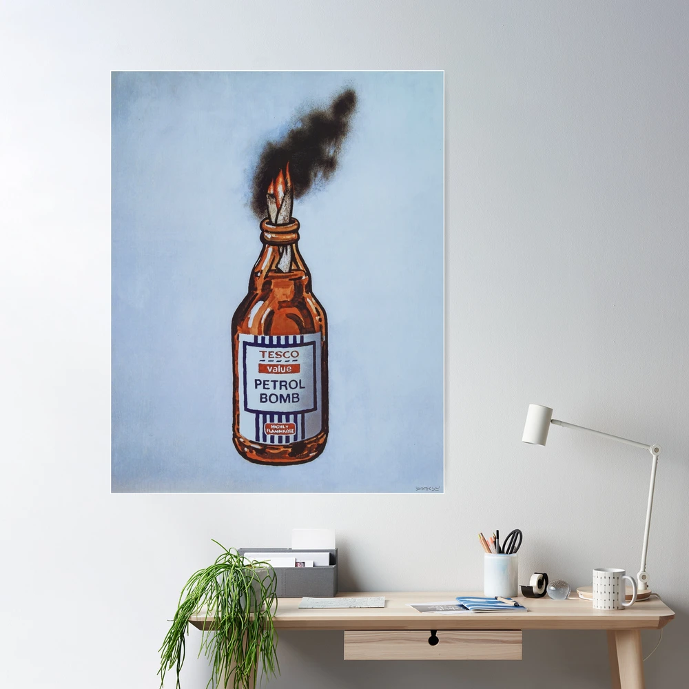 Banksy Tesco Petrol Bomb | Poster