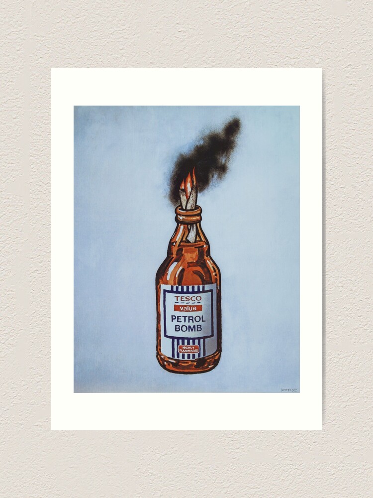 Banksy Tesco Petrol Bomb