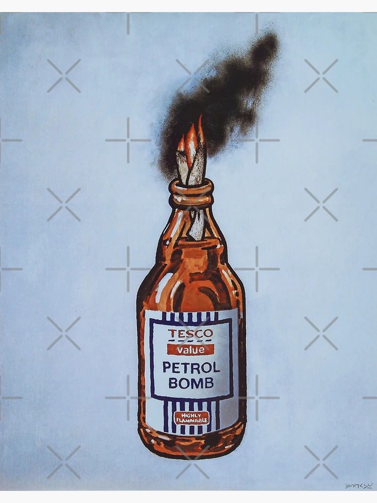 Banksy Tesco Petrol Bomb | Poster