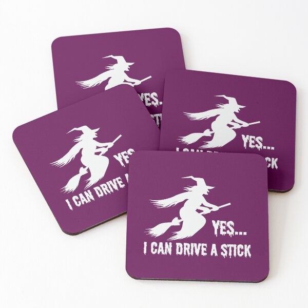 Item preview, Yes, I Can Drive A Stick Funny Halloween Design designed and sold by DesignHouse07.