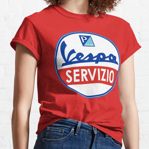 ITALIENISCHER SCOOTER Serviceschild Classic T-Shirt