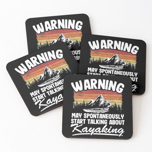 Item preview, Warning May Talk About Kayaking Kayak Lover Funny Gift designed and sold by Stronzi.