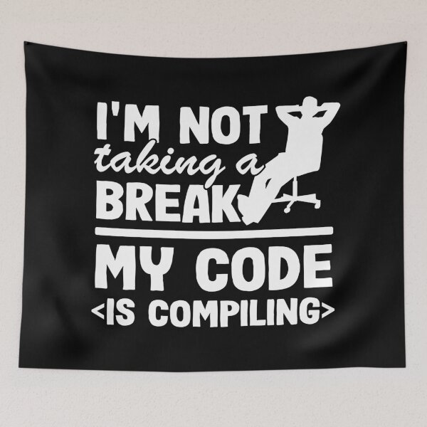 Item preview, My Code Is Compiling Funny Programmer Gift Software Developer designed and sold by Stronzi.