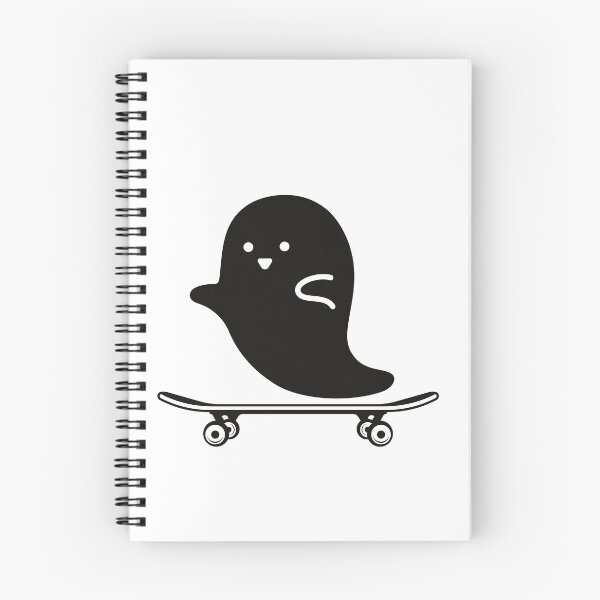 Item preview, Ghost Halloween Skateboarder designed and sold by MYNTLYF.