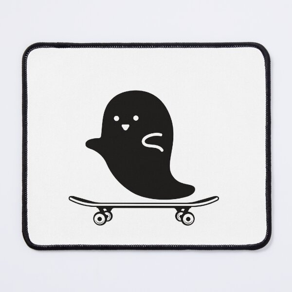 Item preview, Ghost Halloween Skateboarder designed and sold by MYNTLYF.