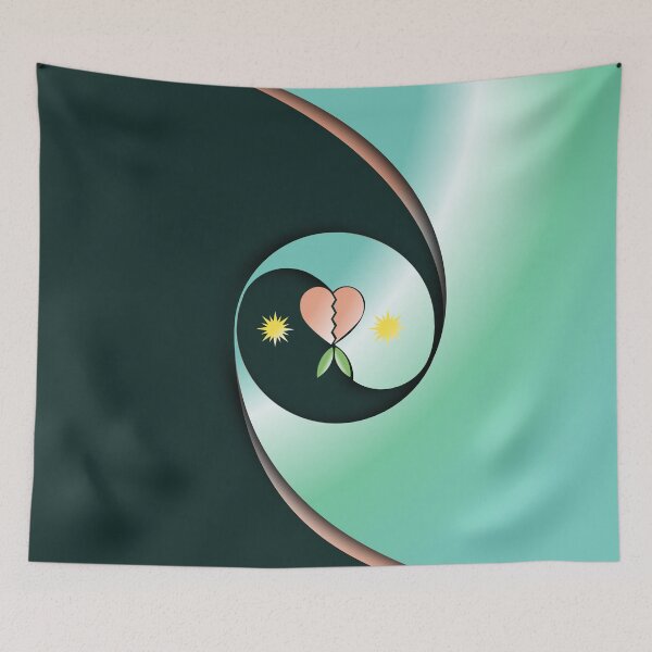 Item preview, Katy Perry Never Really Over Green Spiral Black Background designed and sold by cryaboutitnow.