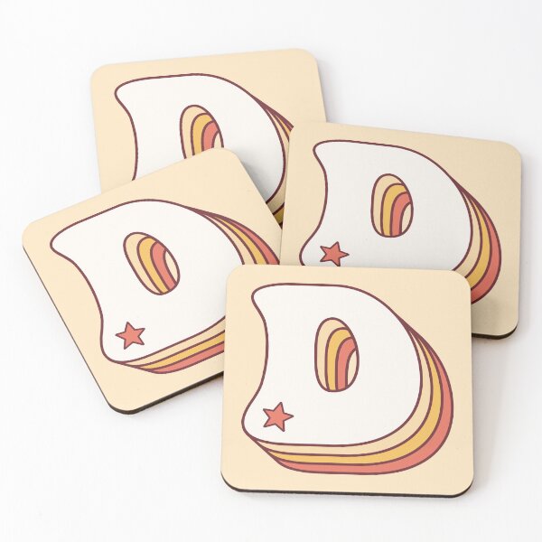 Artikelvorschau, Buchstabe D Retro entworfen und verkauft von OkihanaShop.