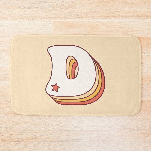 Item preview, Letter D Retro designed and sold by OkihanaShop.