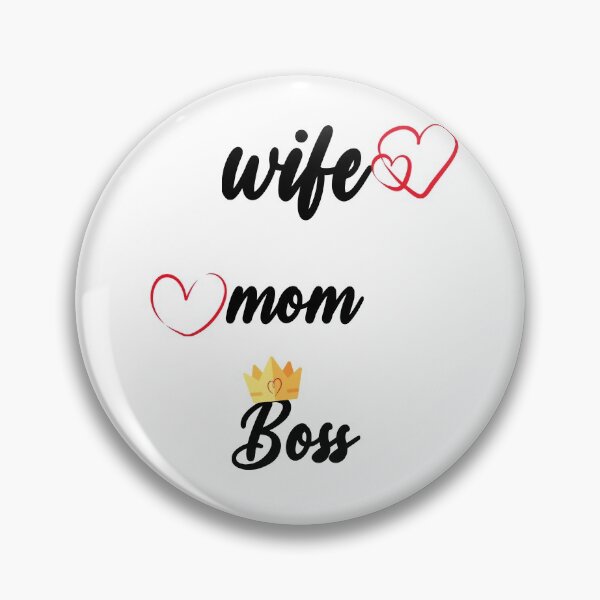Item preview, Wife Mom Boss -National Boss Day  gift for your manager Boss, mom, daugther, wife designed and sold by ELPRONTO-DESIGN.