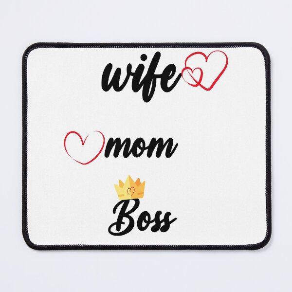 Item preview, Wife Mom Boss -National Boss Day gift for your manager Boss, mom, daugther, wife designed and sold by ELPRONTO-DESIGN.