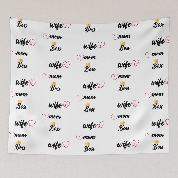 Item preview, Wife Mom Boss -National Boss Day  gift for your manager Boss, mom, daugther, wife designed and sold by ELPRONTO-DESIGN.