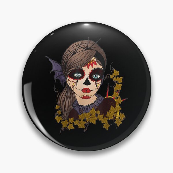 Item preview,  Lady Mexican Sugar Skull designed and sold by lindafrances.