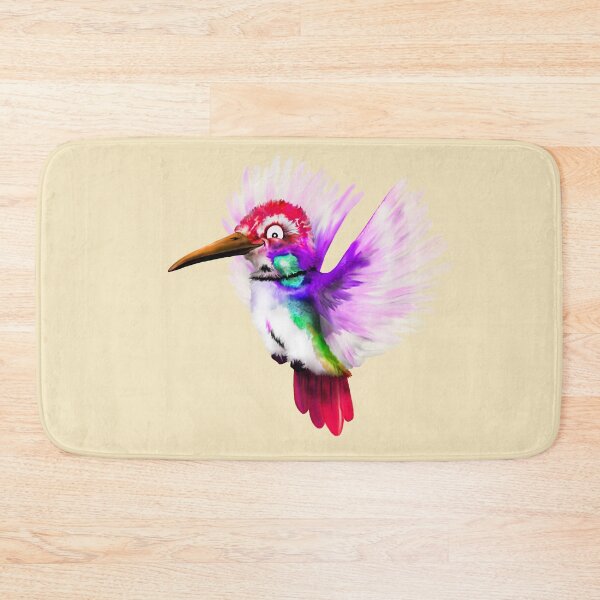 Item preview, Humming away! - Mauve | Cartoon Hummingbird  designed and sold by Snootrac.