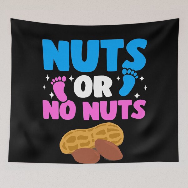 Item preview, Funny Gender Reveal Nuts Or No Nuts Baby Party Gift designed and sold by Stronzi.