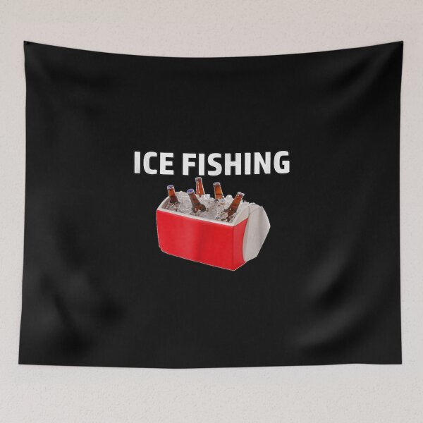 Item preview,  Ice Fishing Beer Cooler Great Gift designed and sold by lindafrances.