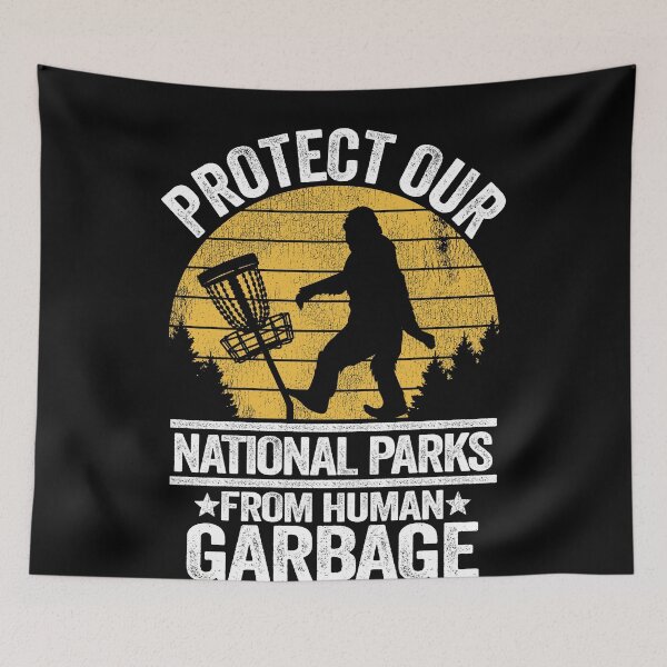 Item preview, Human Garbage Funny Bigfoot Disc Golf Sasquatch Gift designed and sold by Stronzi.