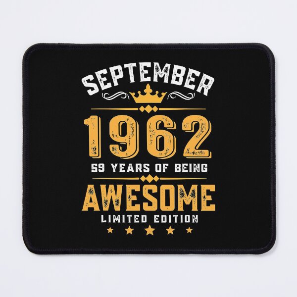 Item preview, 59th Birthday Gift 59 Years Old Awesome September 1962 designed and sold by Stockebrand.