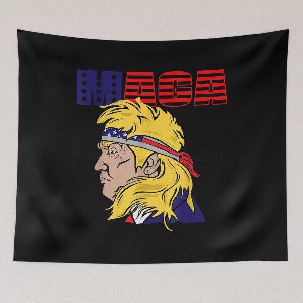 Item preview,  Trump American Flag Ana Mullet Maga designed and sold by lindafrances.