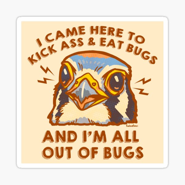 Kickass Kestrel Sticker
