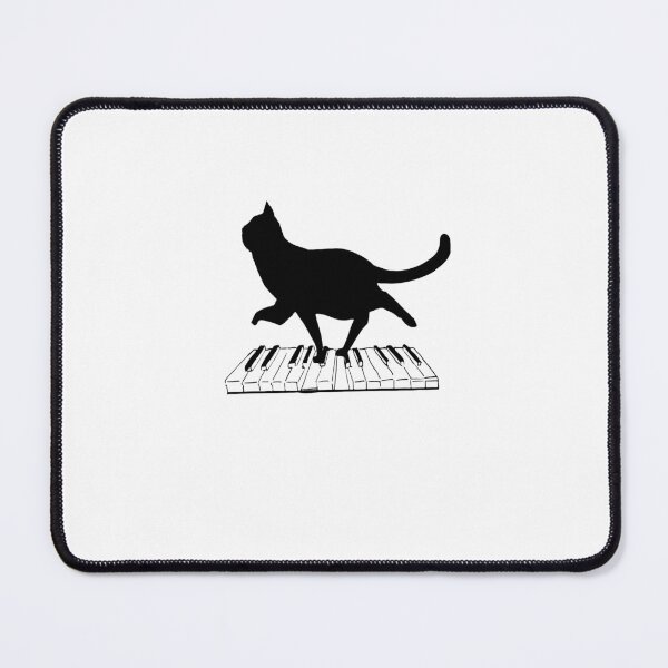 Item preview, Cute Cat Playing Piano Funny Musician Art designed and sold by BTGTEES.