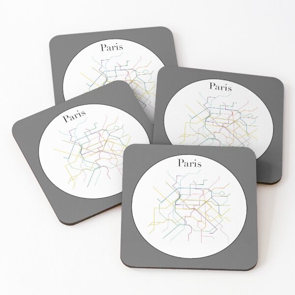 Item preview, Paris subway map designed and sold by FethiC.