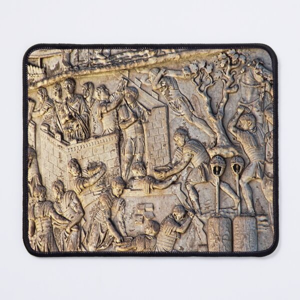 Item preview,  Trajan Column Detail Legionnaires Build Fortifications, Rome, Italy designed and sold by worldways.