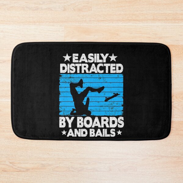 Item preview, Easily Distracted By Boards And Bails Funny Skateboard designed and sold by Stronzi.