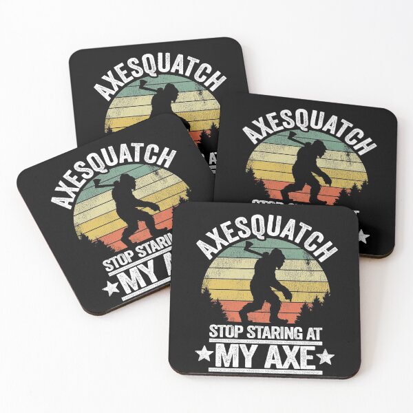 Item preview, Funny Vintage Bigfoot Axe Throwing Axesquatch Gift designed and sold by Stronzi.