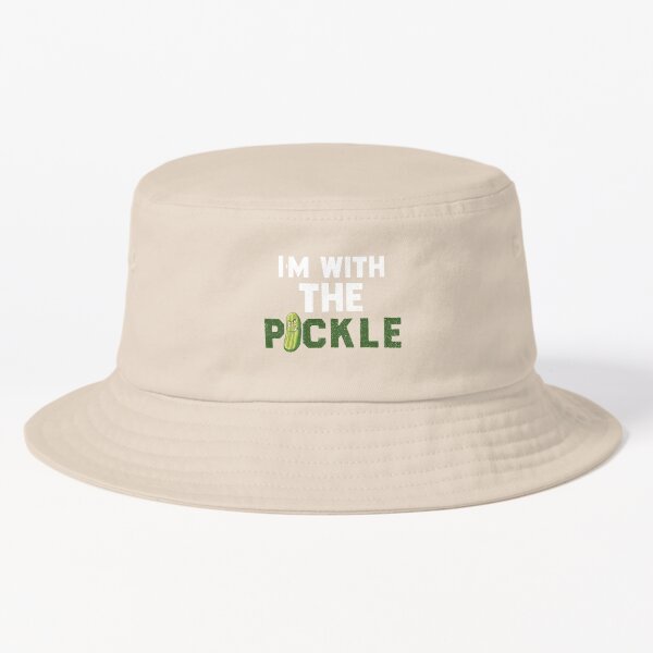 I'M WITH THE PICKLE SHIRT Bucket Hat