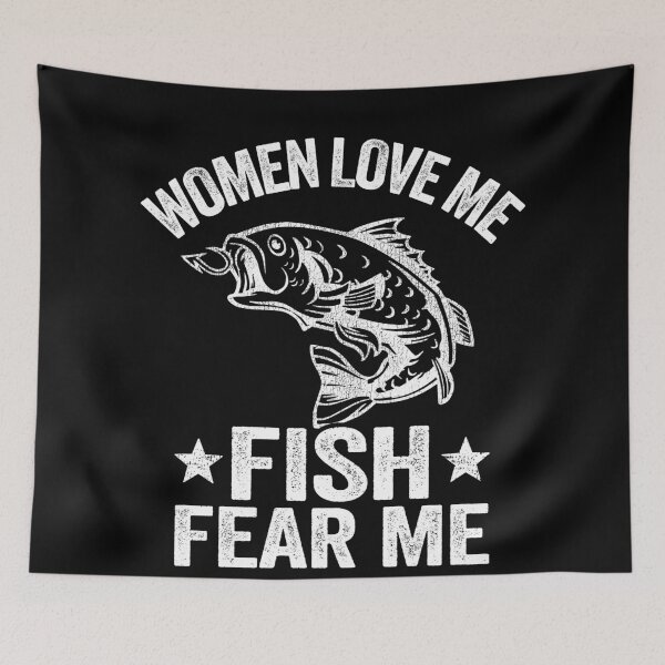 Item preview, Women Love Me Fish Fear Me Funny Fishing Gift Fisherman designed and sold by Stronzi.